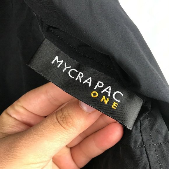 Mycra Pac One Style #47084 Black Rain Jacket Size Small Medium Embroidered M - Picture 6 of 12